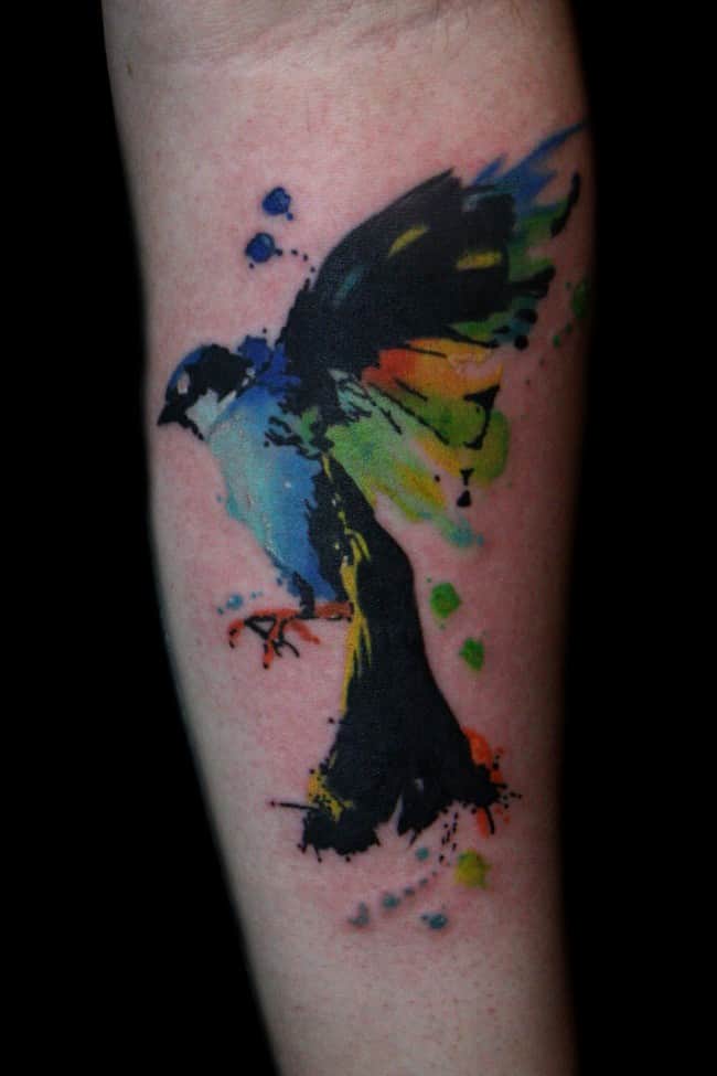 watercolor tattoo