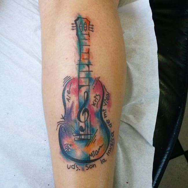 watercolor tattoo