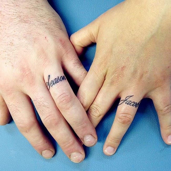 150 Amazing Wedding Ring Tattoo Design Ideas (September2021)