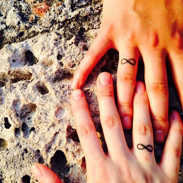 33 Beautiful Wedding Ring Tattoos for NonTraditional Couples