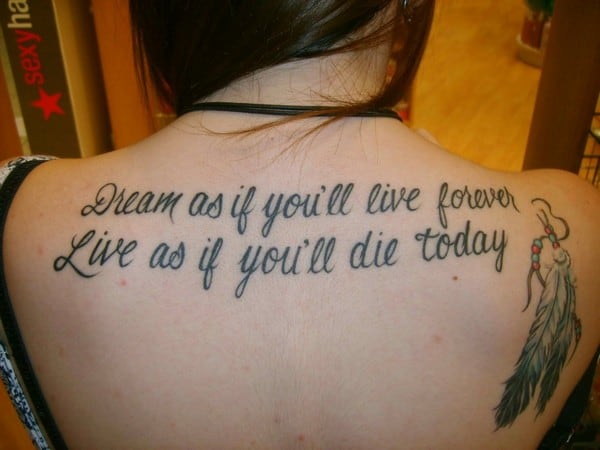 20 Inspirational Quotes Tattoo Ideas for Women  Motivational Phrases