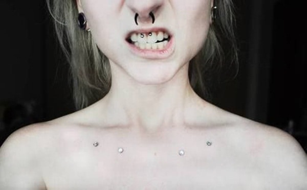 Smiley Piercing designs 10