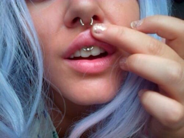 Smiley Piercing designs 21