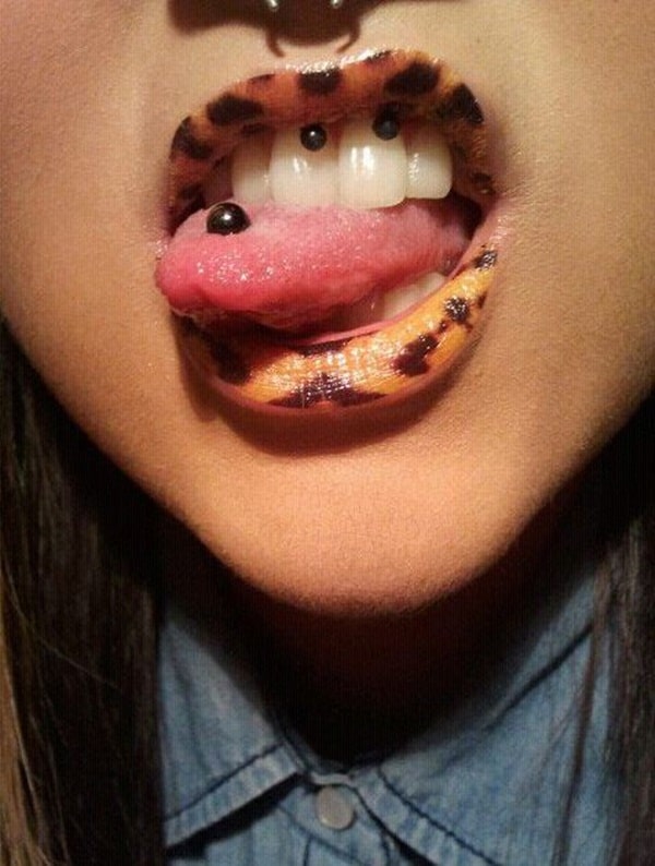 Smiley Piercing designs 5