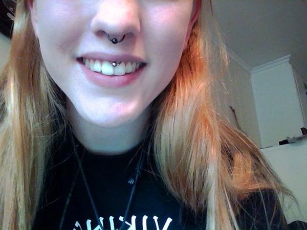 Smiley Piercing designs 53