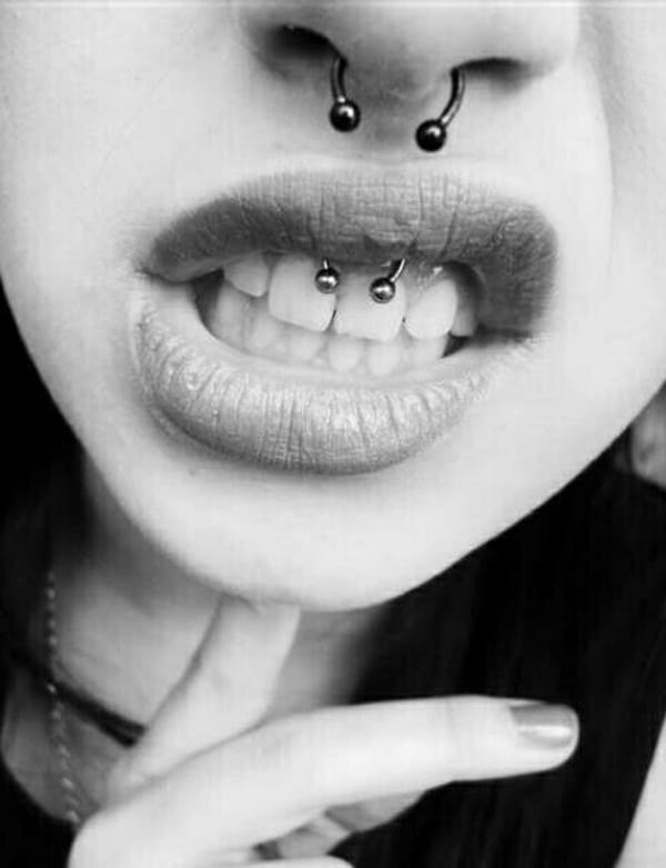 Smiley Piercing designs 6. smiley piercing. 