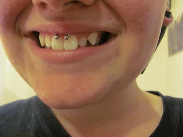 Smiley Piercing designs 66