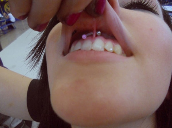 Smiley Piercing designs 69