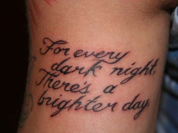 good tatoo quote