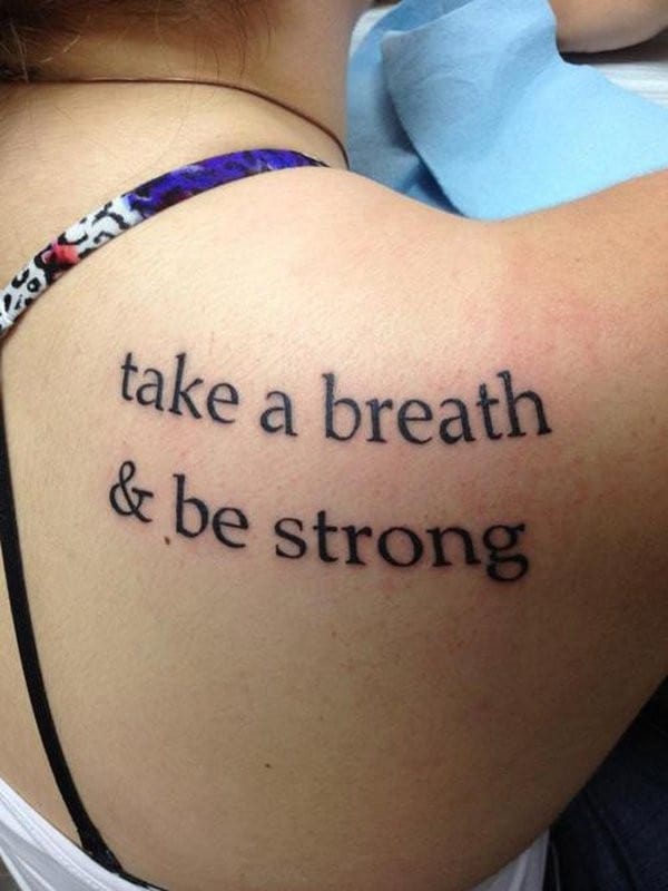 life tattoo quote