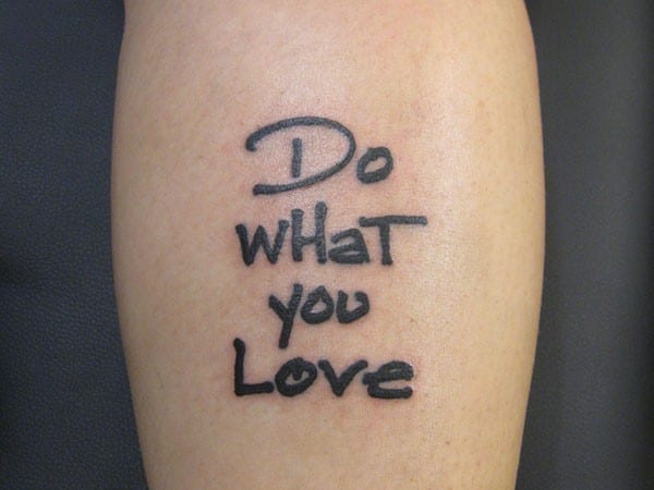 love tatoo quote