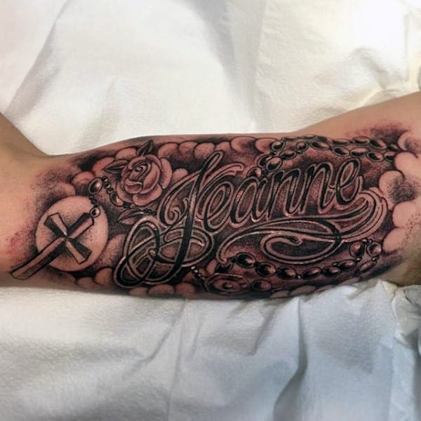 Mother Memorial Inner Arm Tattoos For Gentlemen