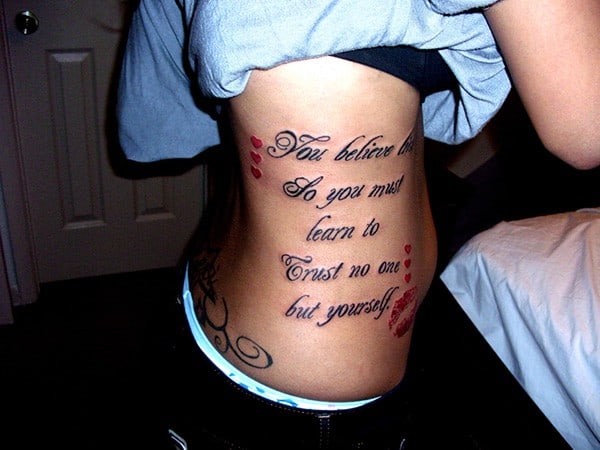 nice quote tattoo