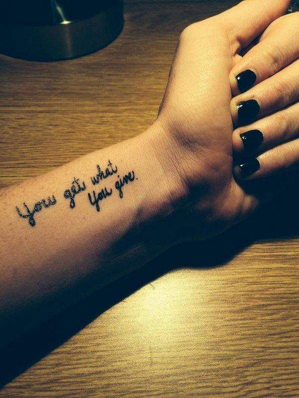 Inspirational Quote Tattoos 25 | bodysstyle