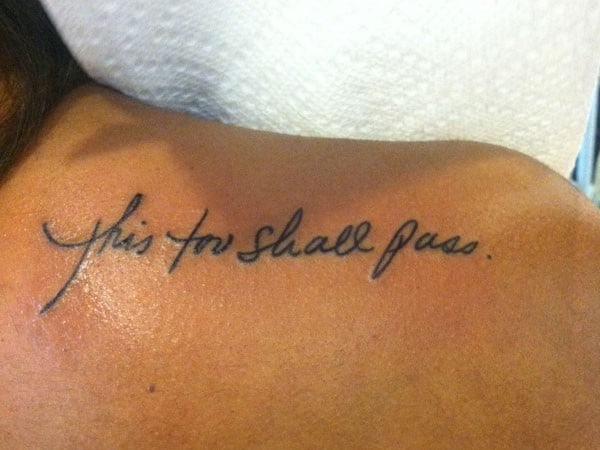 small tattoo sayings