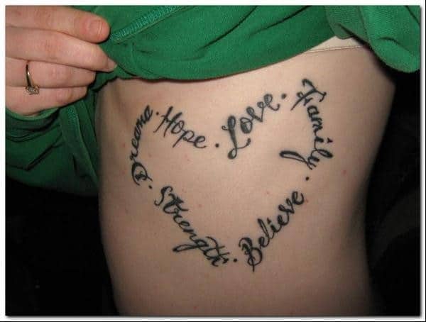 tattoo quotes dream hope