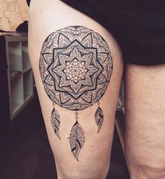 Mandala Dreamcatcher by Flo