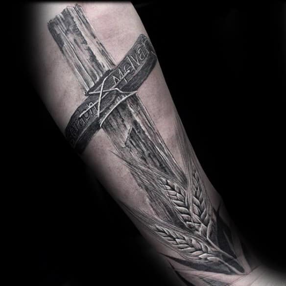 Discover more than 71 realistic wooden cross tattoos latest in.cdgdbentre