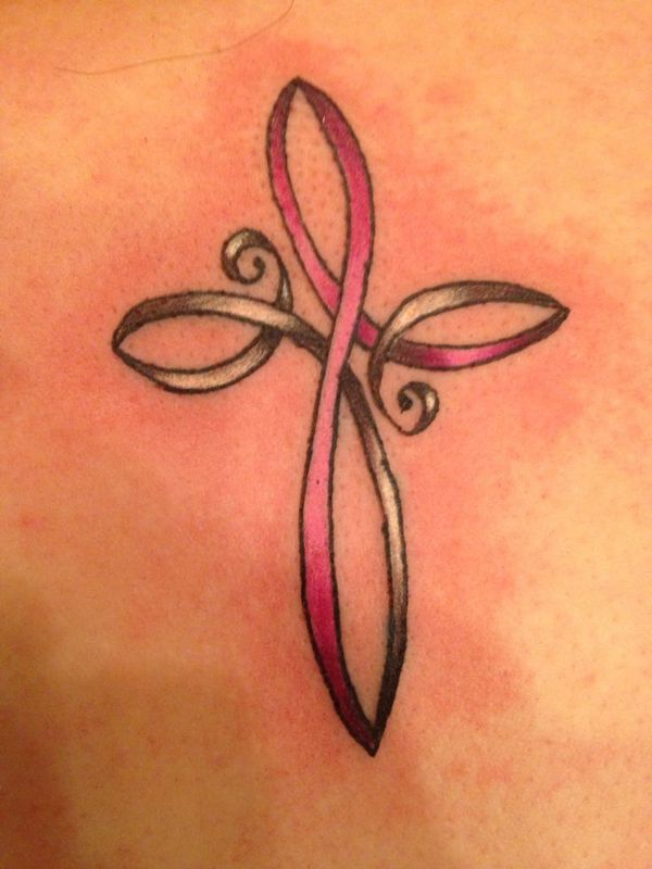 Cancer Ribbon Tattoo