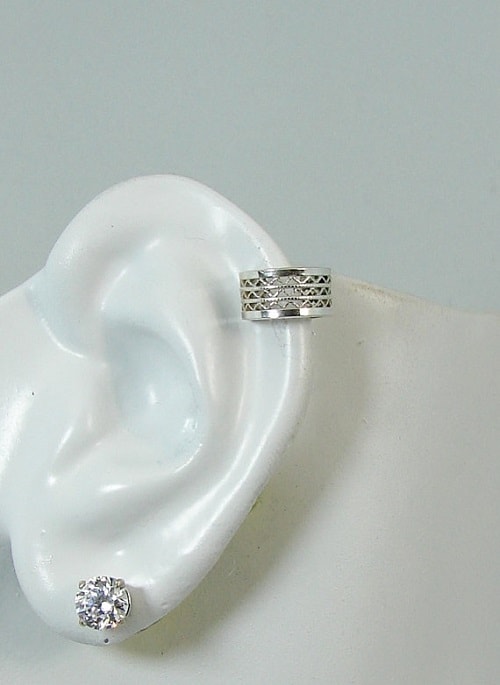 Sterling Silver Wire Post Conch Pierced Cartilage Helix 