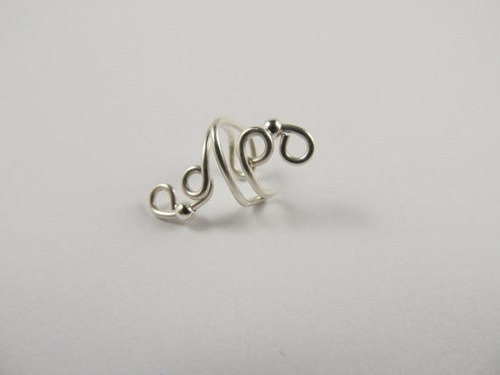 Sterling Helix Ear Cuff Vine