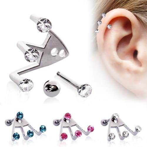 100+ Helix Piercing Ideas, Experiences and Piercing Information