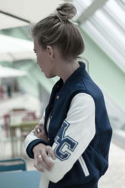 Simple Helix Ring Varsity Look