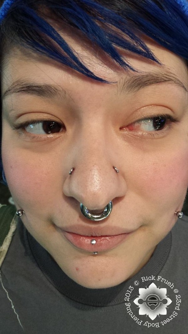 nostril nose piercings on different nose shapes