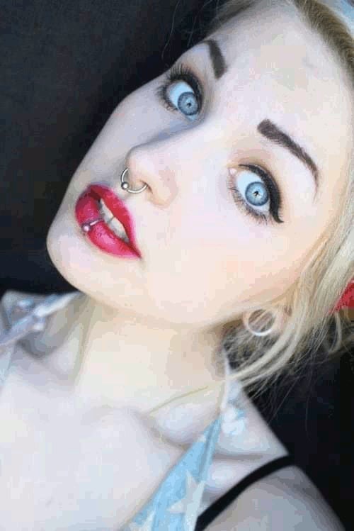 beautiful septum piercing