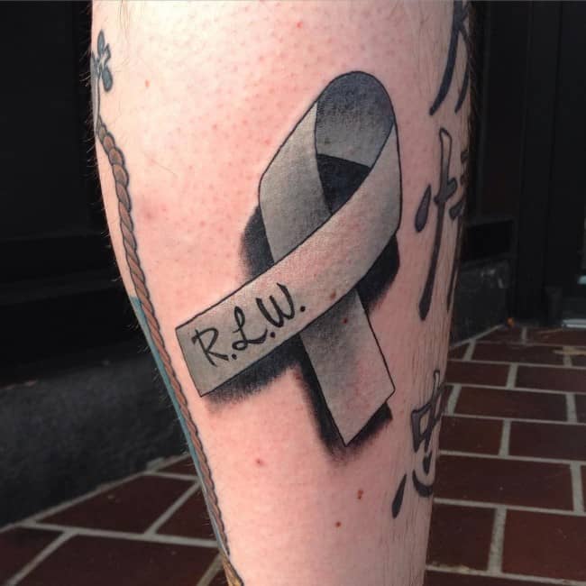 brain cancer symbol tattoos