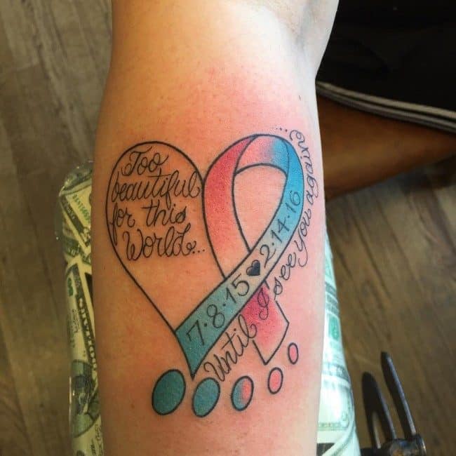 130 Inspiring Breast Cancer Ribbon Tattoos July 2019 Part 2