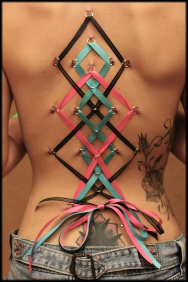 Corset Piercing On Back