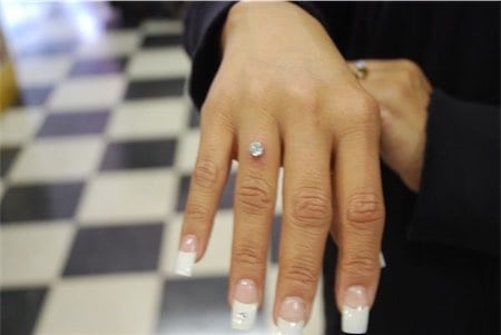 Dermal FInger Piercing Ring