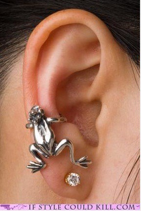 Frog Conch Piercing