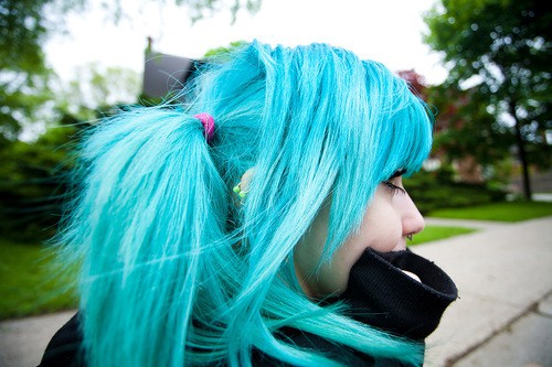 helix-piercing-blue-hair