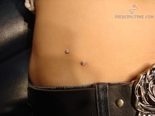 Hip Piercing For Young Stylish Girls