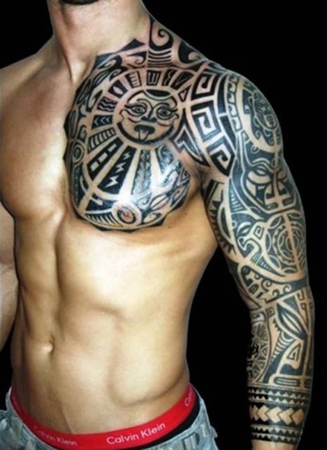 tribal arm tattoos for guys