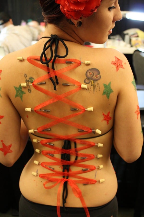 Temp Corset Piercing