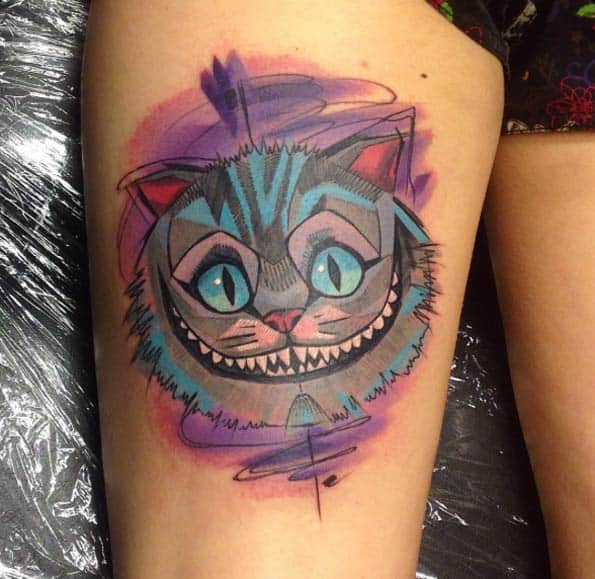 Cheshire Cat Tattoo by Szabi