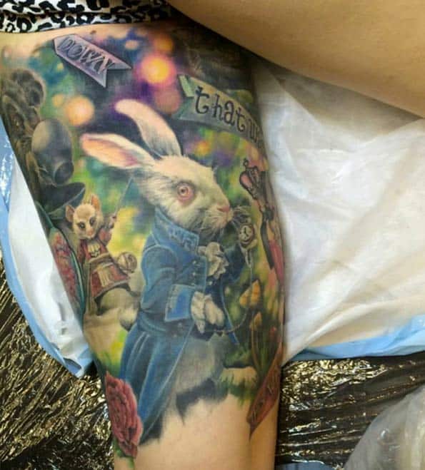 Alice in Wonderland Tattoo by Missasha