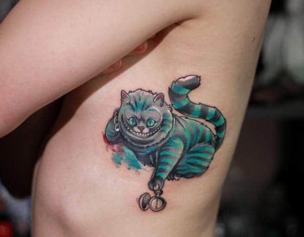 Cheshire Cat Tattoo by John Brass