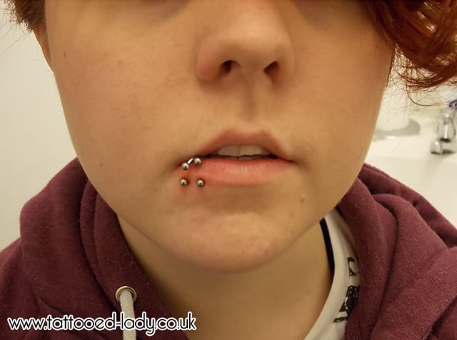 Circular Barbell Spider Bite Piercing Picture
