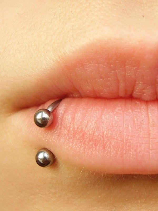 Spider Bite Piercing Closeup Image