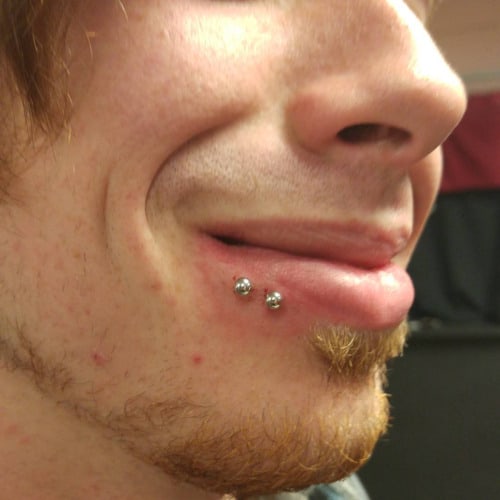 Spider Bite Piercing For Men