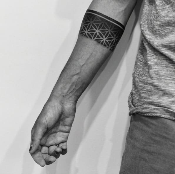 Mann unterarm armband tattoo 30 Handgelenk