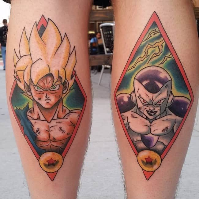 calf tattoos