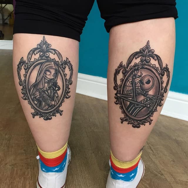 calf tattoos