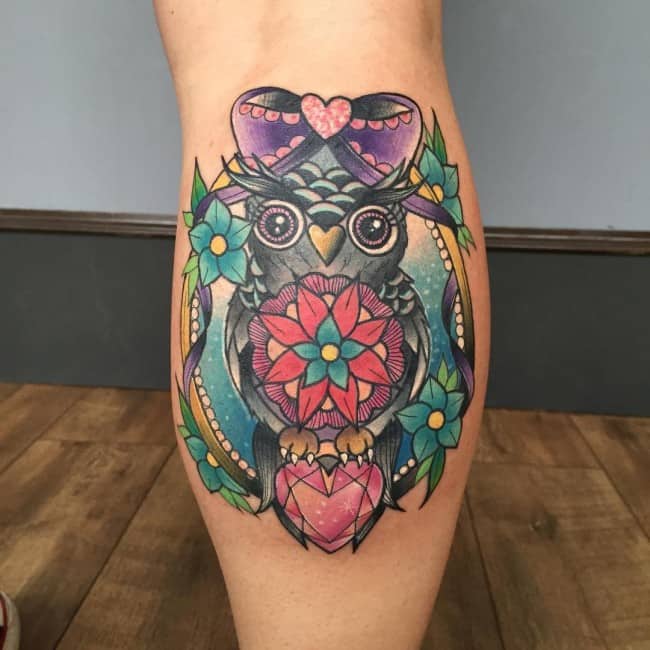 Top 100 Best Leg Calf Tattoos For Women  Female Design Ideas