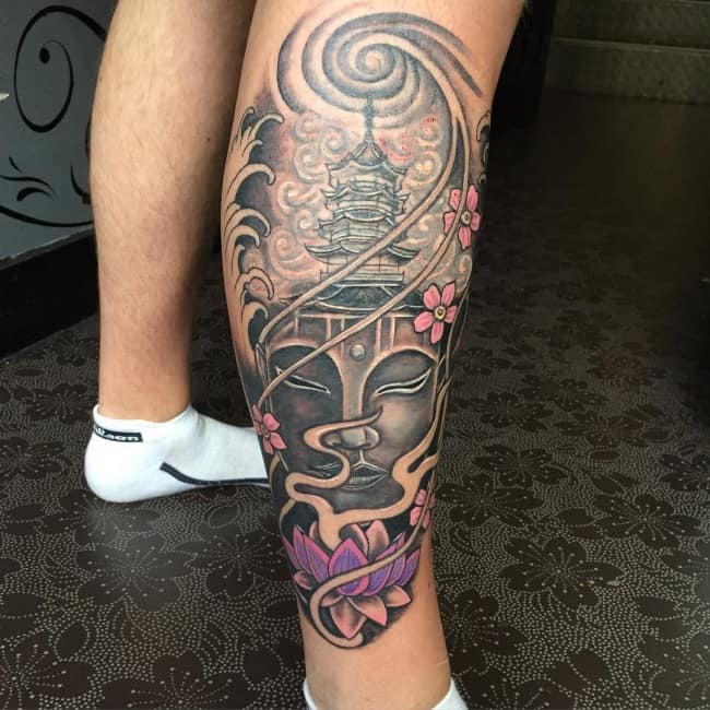 calf tattoos