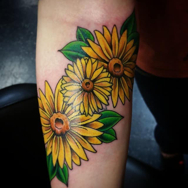 tatouages de marguerites